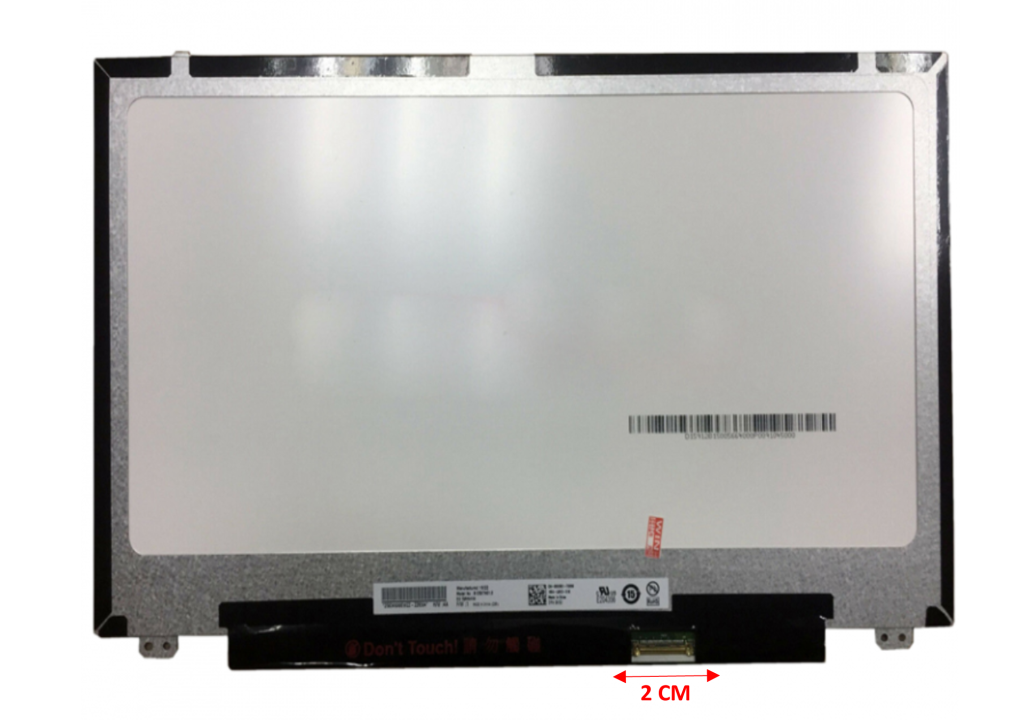 DIS387, WIDE DISPLAY 12.5 INCH, RIGHT CONNECTOR, 30 PINES, NONE BRACKETS, RESOLUTION (1366*768) MATTE/GLOSSY - DIS387 - AmericanStock Guadalajara, Jal.
