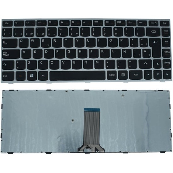 Keyboard Lenovo Ideapad 30014Ibr  Silver Frame - NULL