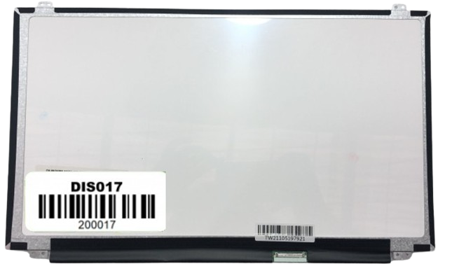 DIS017, FLAT DISPLAY, 15.6 INCH, 40 PINS, RIGHT CONNECTOR, RESOLUTION UP-DOWN BRAKET, SIZE (1366*768), (13.5*7.6), GLOSSY - DIS017 - AmericanStock Guadalajara, Jal.