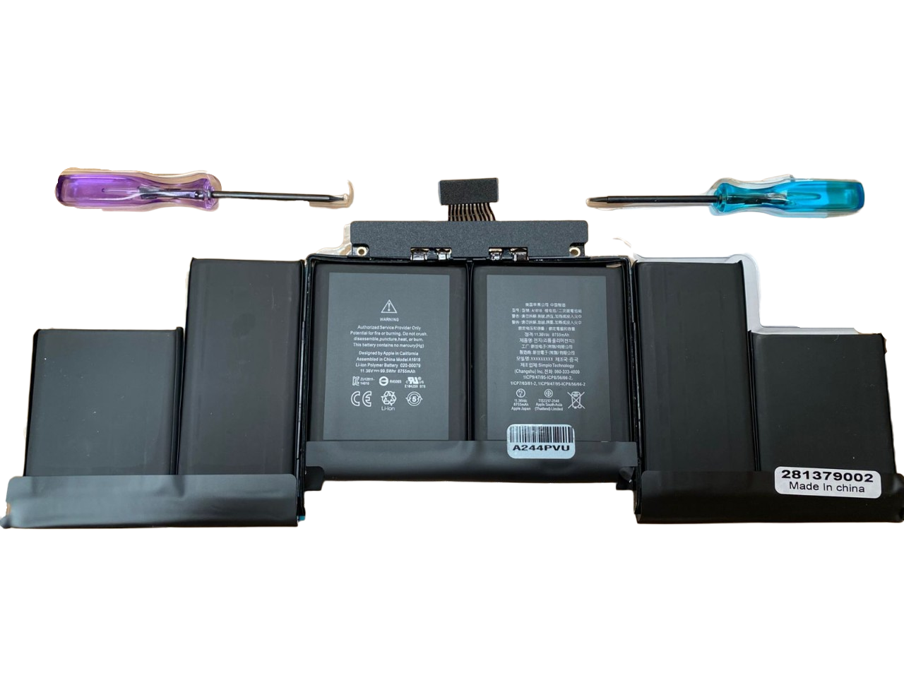 AP1379-O, APPLE, ORIGINAL, BATTERY, 11.36V, 6CELL, 8755MAH, 99.5WH, - AP1379-O - AmericanStock Guadalajara, Jal.