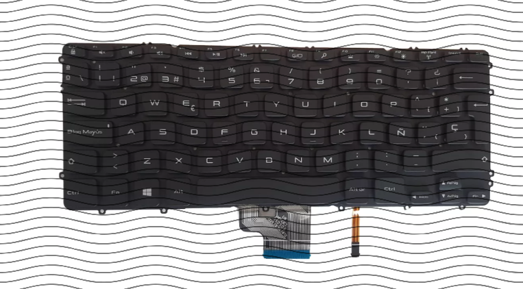 TECLADO - NEGRO - IDIOMA ESPANOL - PARA DELL PRECISION M3800 /XPS 15 9530 - 5256Y - AmericanStock Guadalajara, Jal.