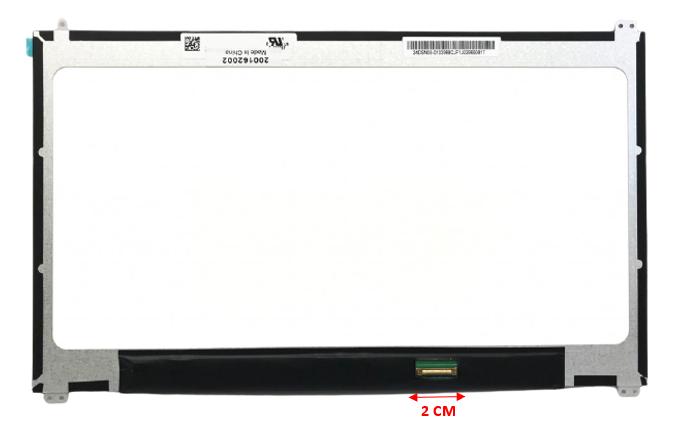 DIS162, WIDE DISPLAY 14 INCH, RIGHT CONNECTOR, 30 PINES, UP AND DOWN BRACKETS, RESOLUTION (1366*768) MATTE - DIS162 - AmericanStock Guadalajara, Jal.